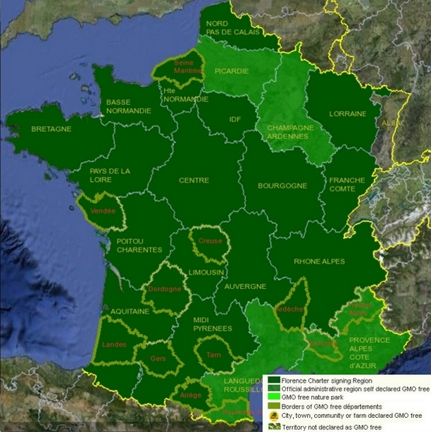 GMO-slobodni regioni u Francuskoj