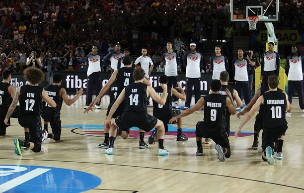 New Zealand’s Haka Dance | USA vs New Zealand | Basketball | September 2, 2014