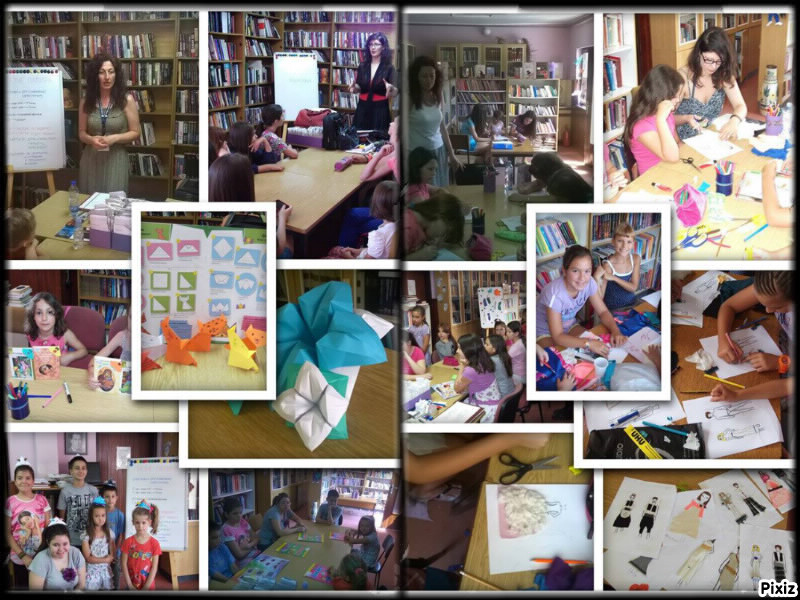 Izložba dečjih radova u Ogranku Biblioteke na Pivari