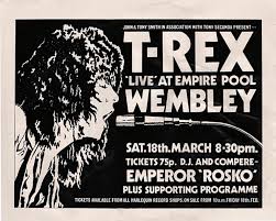T. Rex Concert - Wembley, 18th March 1972