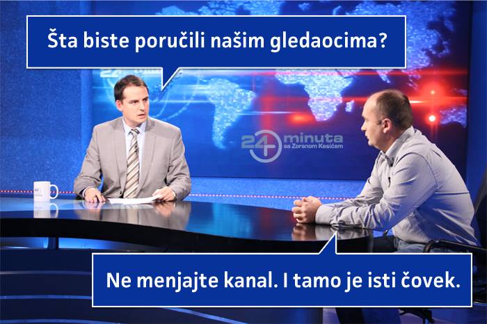 24 minuta sa Zoranom Kesićem - 33. epizoda (2. novembar 2014.)