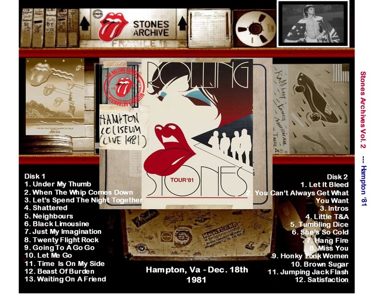 The Rolling Stones - Hampton Coliseum 1981