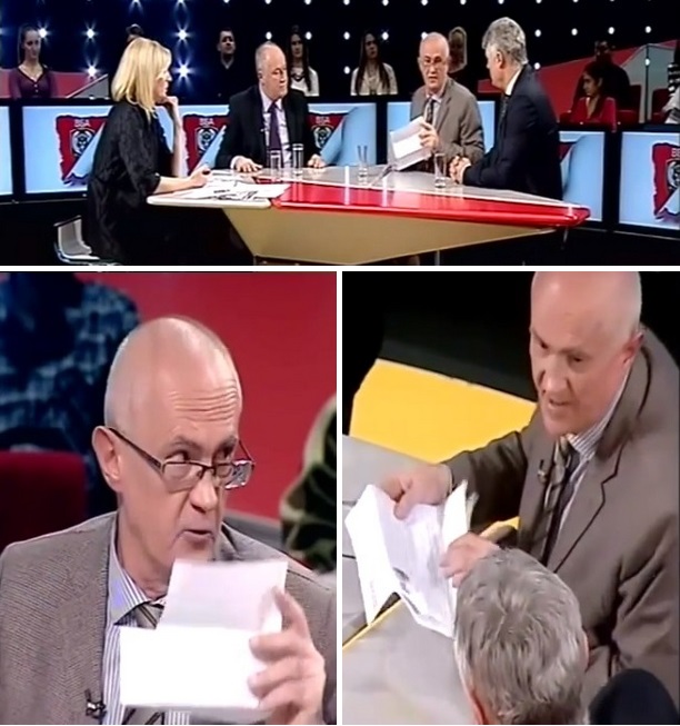 Kad Šabić izvadi papir iz sakoa: TV ’obračun’ sa Lazanskim
