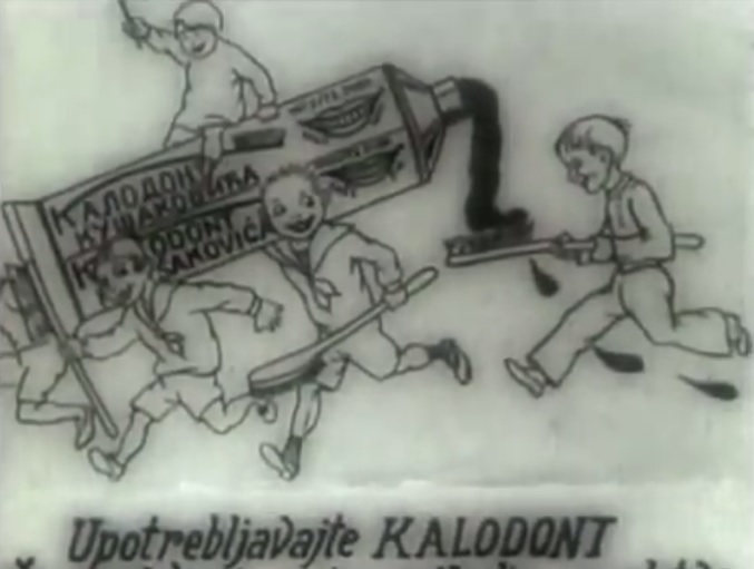 Kaladont, TV-reklama, 1926, Kraljevina Jugoslavija (Srbija)