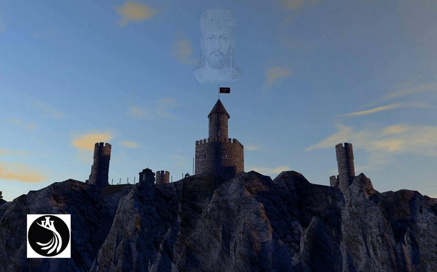 Slavni grad Borač - 3D animacija rekonstrukcije