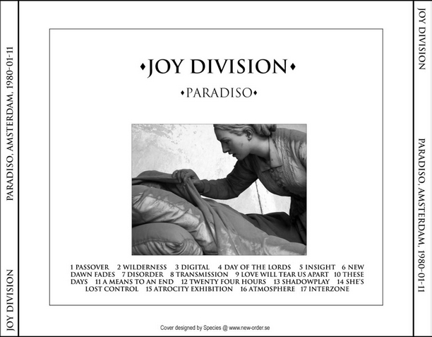 Joy Division - Live Paradiso, Amsterdam 1980