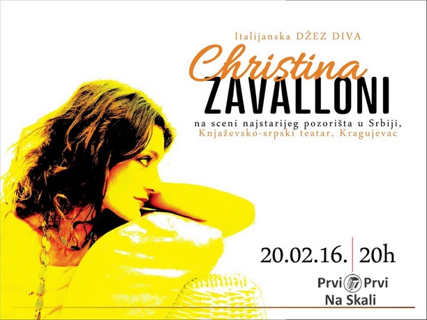 Džez diva Kristina Zavaloni u Kragujevcu!