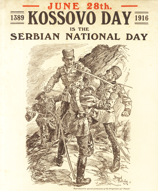 Herojska Srbija - Kosovski dan, Britanija 1916