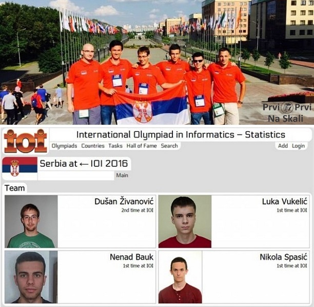 Medalje za srpske gimnazijalce na olimpijadi informatičara