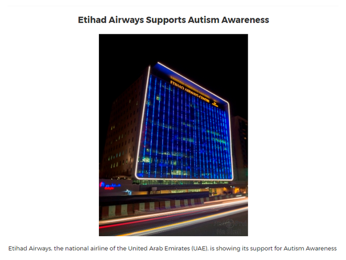 Etihad ’’svestan’’ autizma