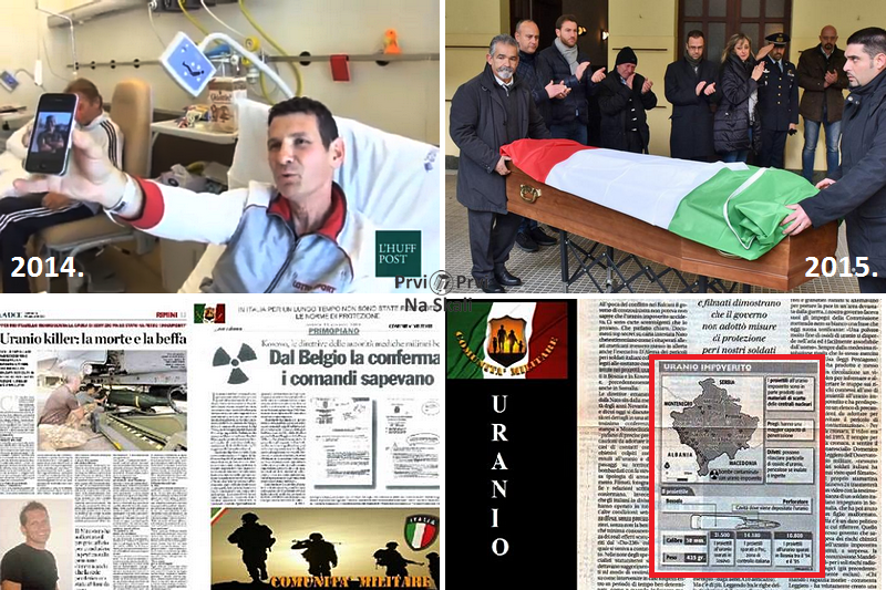 Italijanski vojnici iz misije na Kosovu žrtve osiromašenog uranijuma