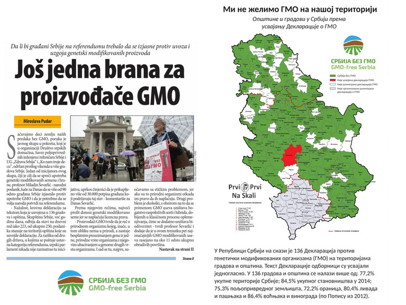 Referendum u Srbiji - brana za proizvođače GMO
