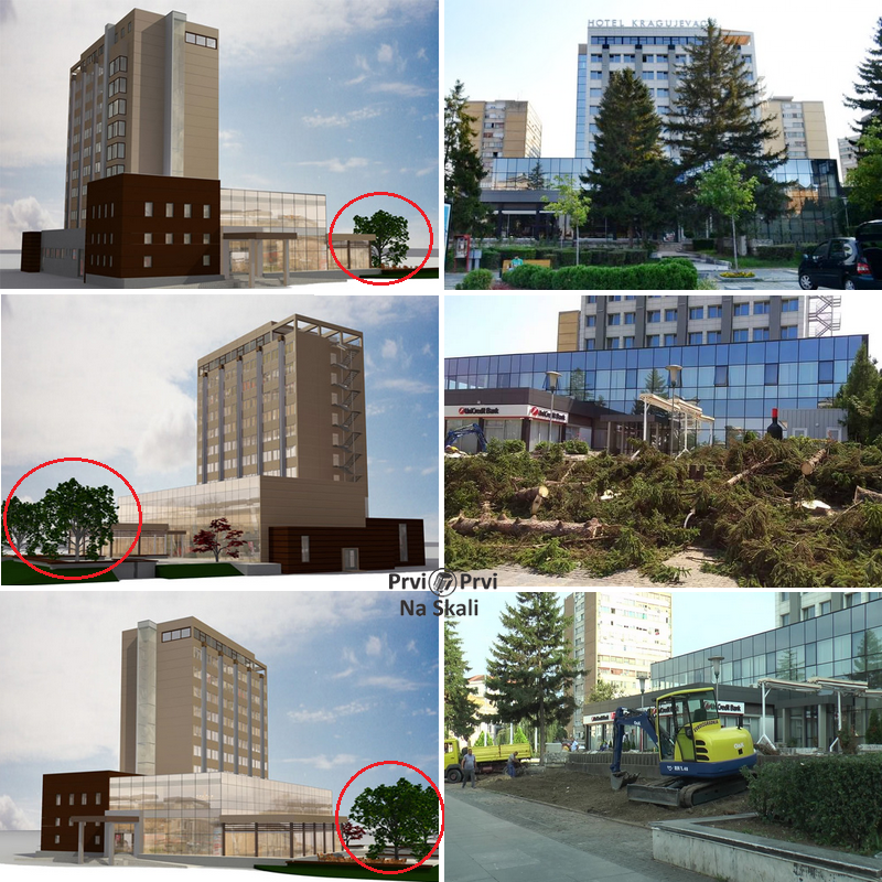 Hotel Kragujevac: projekat 2012 - stanje 2018