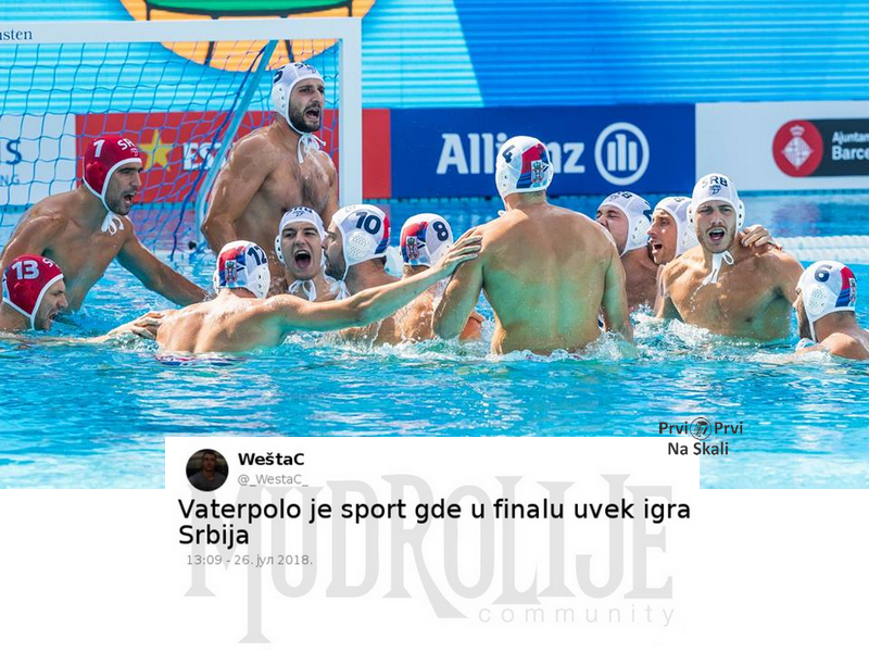 Vaterpolo je sport gde u finalu uvek igra Srbija