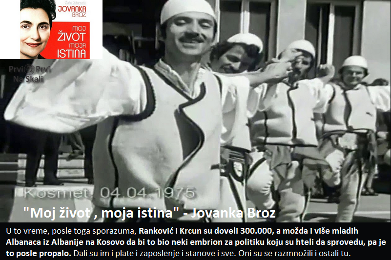 Ranković i Krcun doveli 300.000 Albanaca na Kosovo