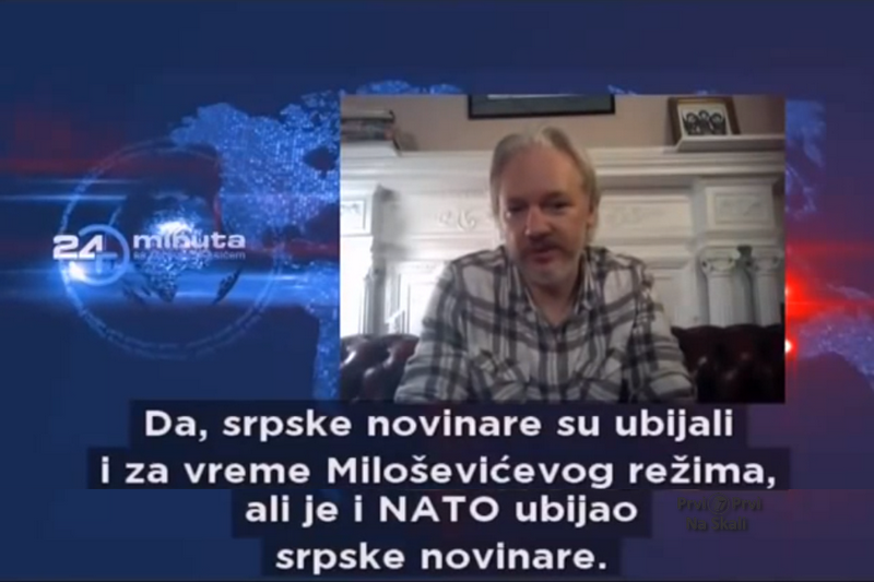 Asanž: Srpske novinare i NATO ubijao