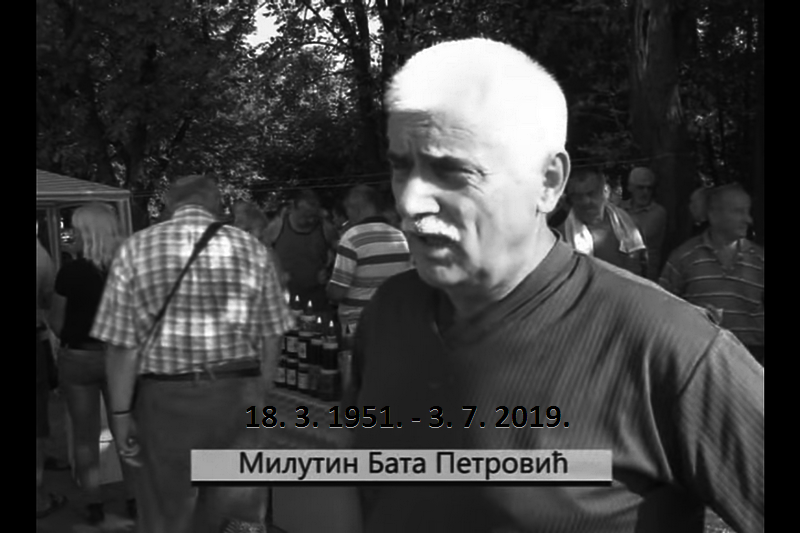 Milutin Bata Petrović, 18. 3. 1951. - 3. 7. 2019.