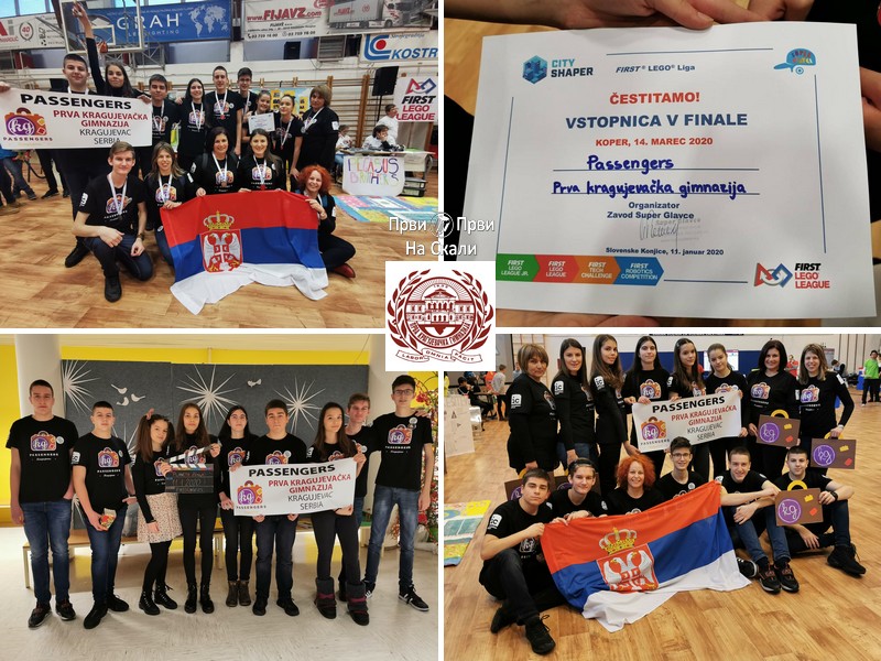 Kragujevački gimnazijci finalisti turnira First Lego League