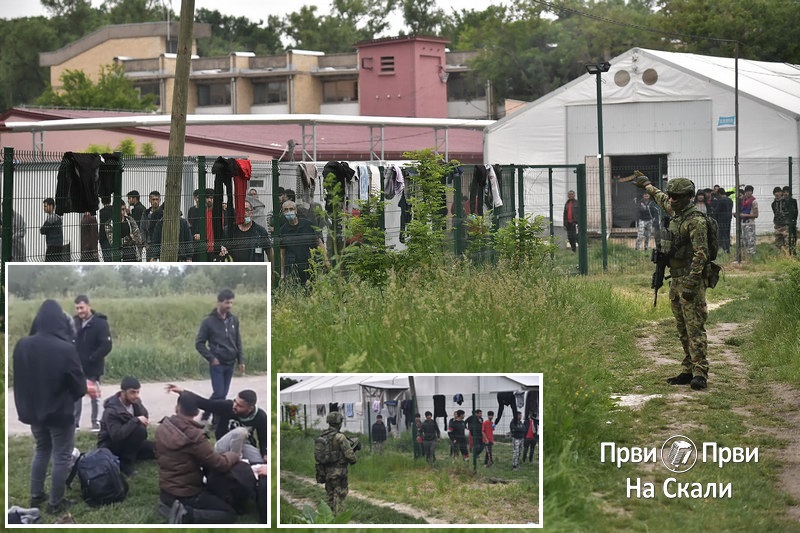 Migranti u Šidu pod kontrolom Vojske Srbije