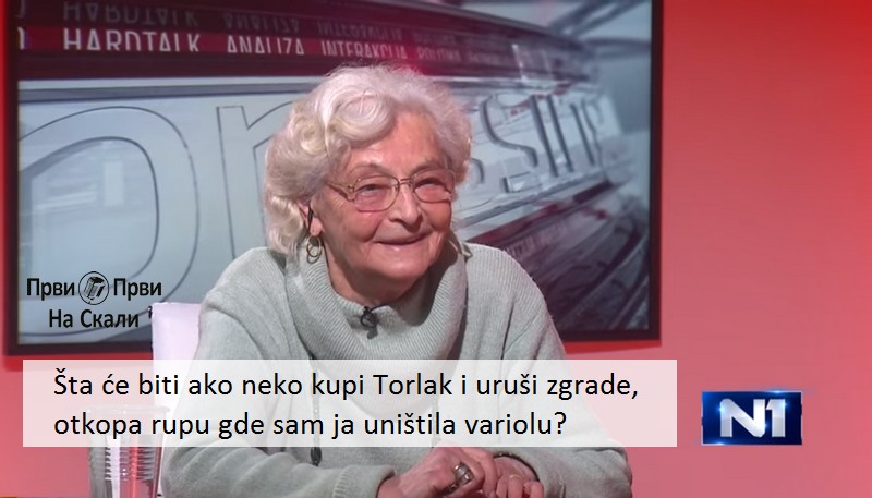 Dr Gligić: Šta će biti ako neko kupi Torlak i uruši zgrade, otkopa rupu gde sam ja uništila variolu?