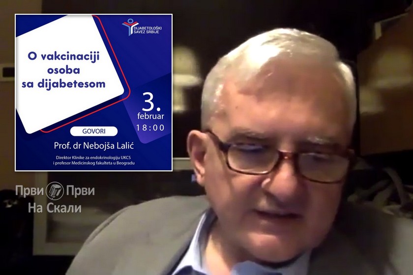 Prof. dr Nebojša Lalić: O vakcinaciji osoba sa dijabetesom
