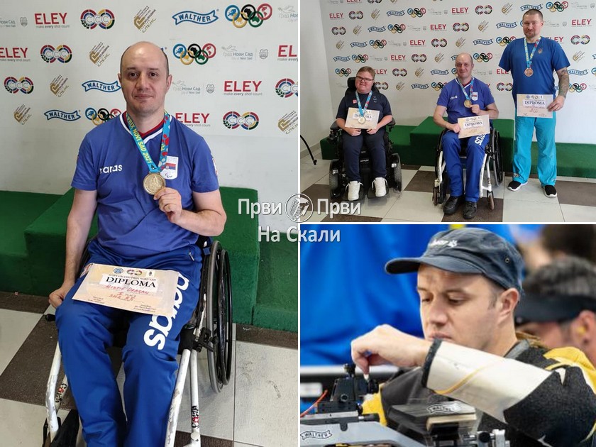 Dragan Ristić osvojio zlatnu i bronzanu medalju u Novom Sadu