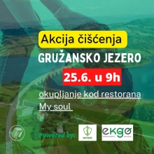 Eko straža i EKgO: Akcija čišćenja Gružanskog jezera