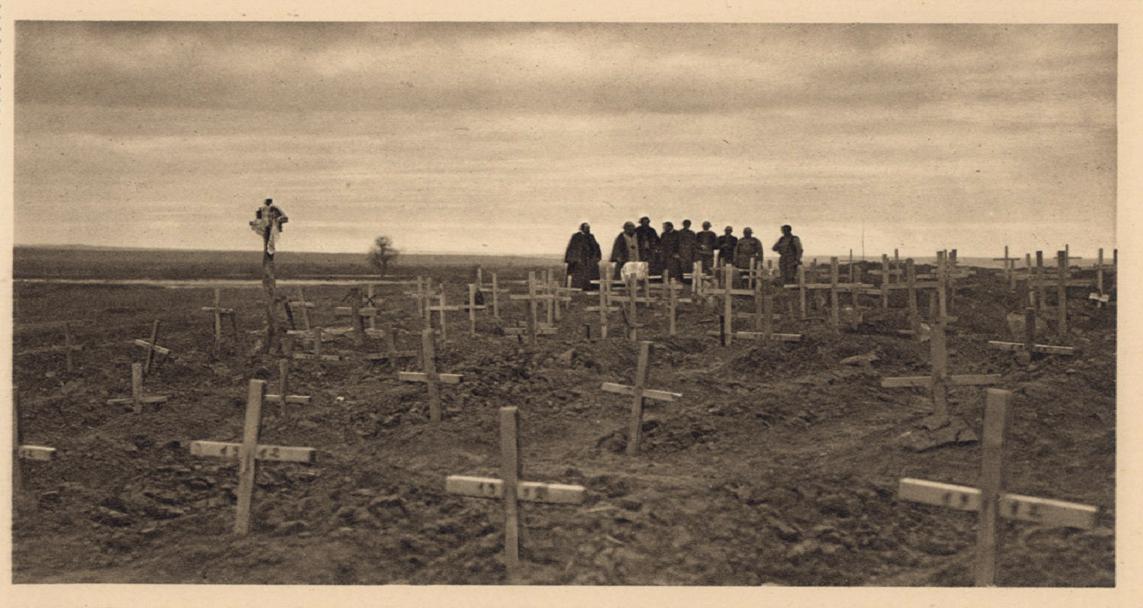 Groblje 8.000 srpskih ratnika izginulih kod Jedrena. 1913.