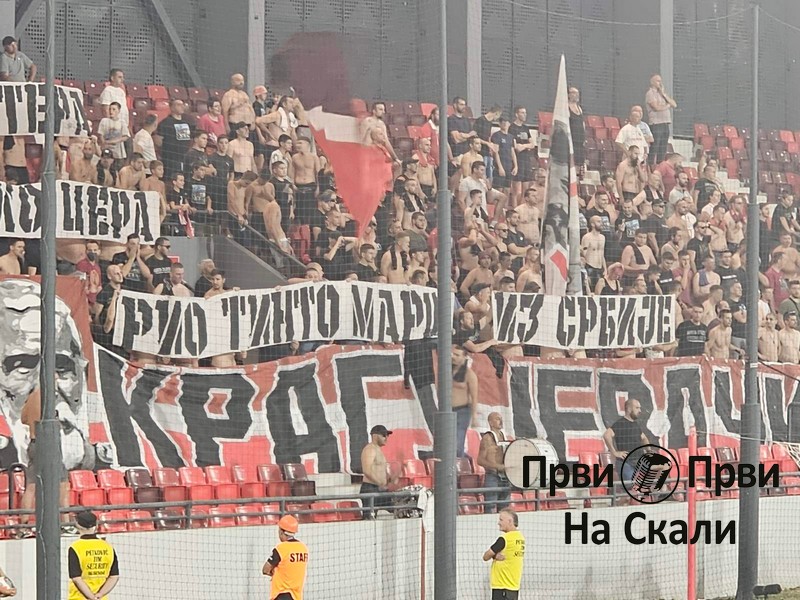 PRVI PRVI NA SKALI Radnicki 1923 Crveni djavoli Rio Tinto mars iz Srbije