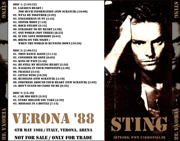 Sting - Live In Verona (1988)