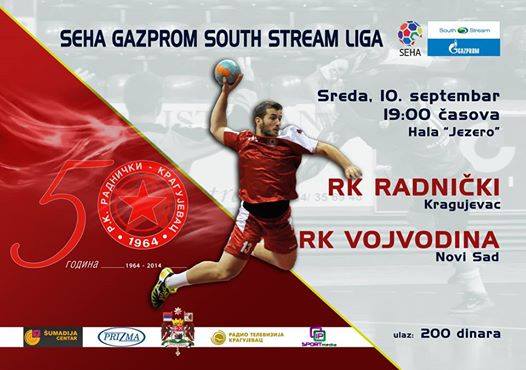 Najava: RK Radnički-RK Vojvodina, 10. 9. (19:00)