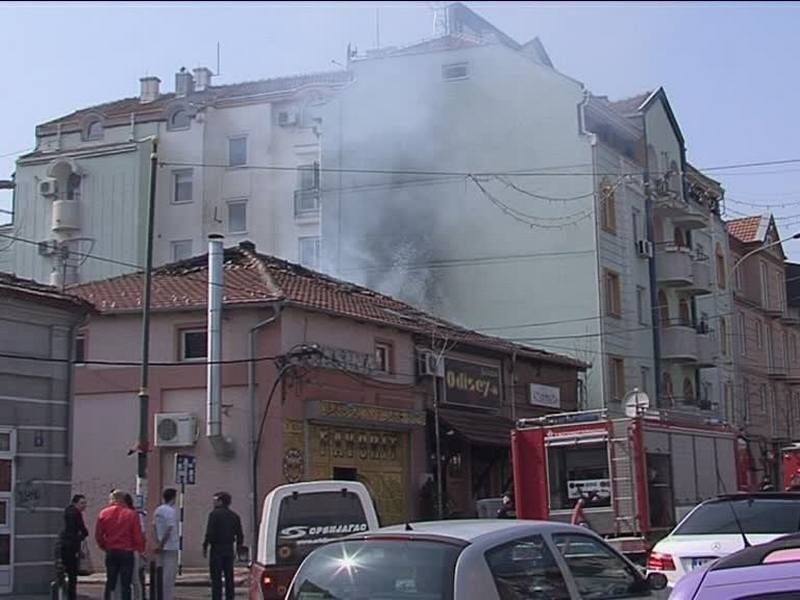 Požar u centru Kragujevca