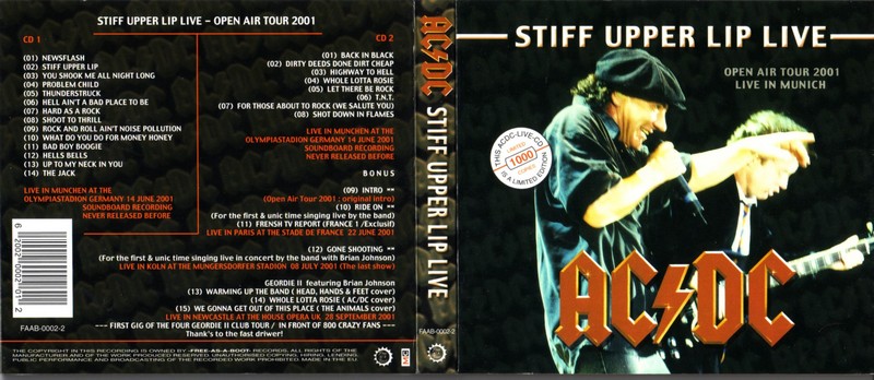 AC/DC live at München 2001