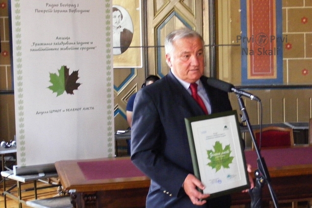 Prof. dr Miladin Ševarlić dobitnik eko-priznanja ’Zeleni list’