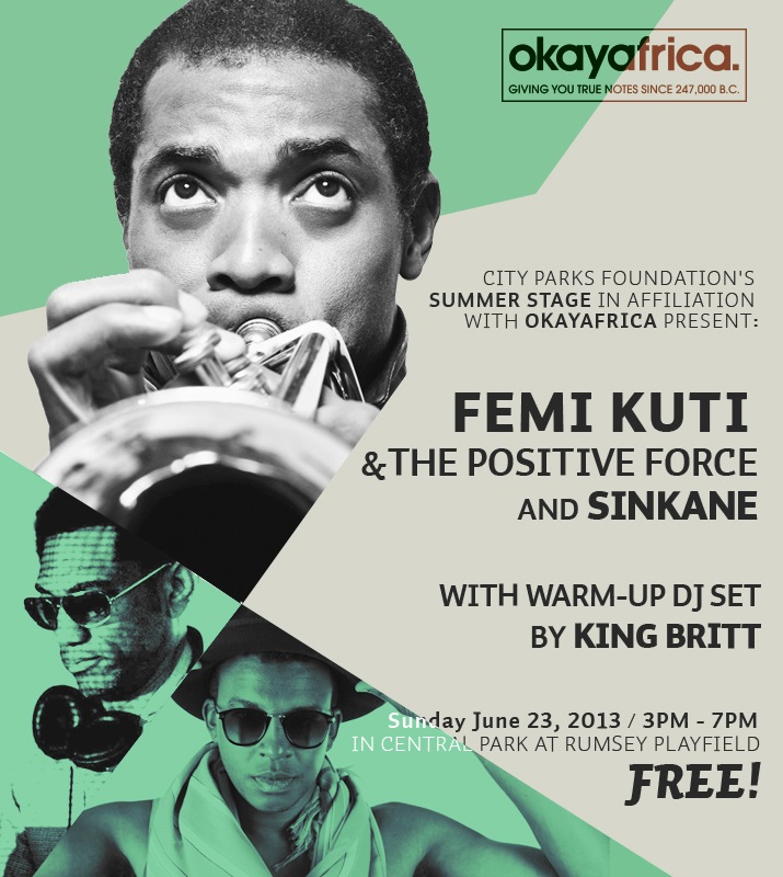 Femi Kuti & Positive Force - Summer Stage Concert 2013