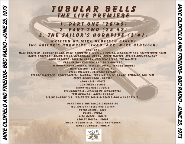 Mike Oldfield & Co. - Tubular Bells, Part 1 (BBC 1973)