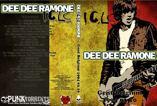 Dee Dee Ramone - Gent, Belgium 1994