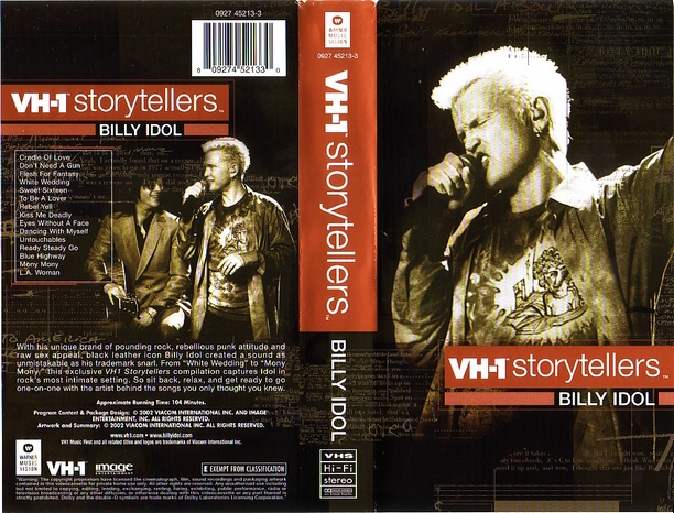 Billy Idol ‎- VH1 Storytellers