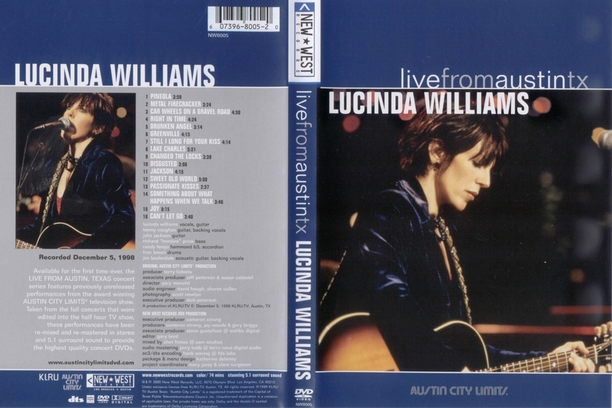 Lucinda Williams - Live Fom Austin 1998/2005
