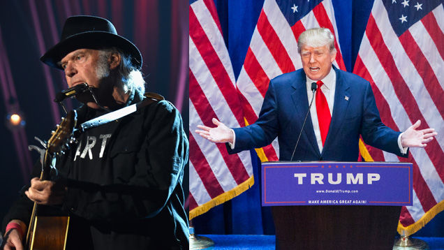 Neil Young: Fuck you, Donald Trump!