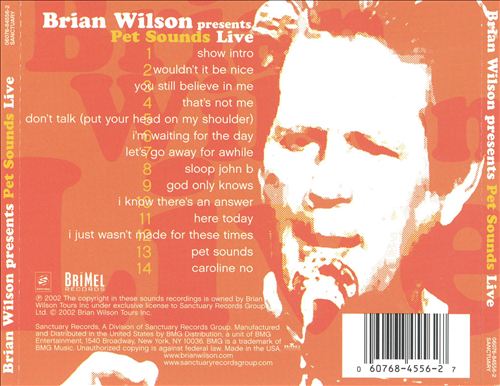 Brian Wilson - Pet Sounds Live in London (2002)