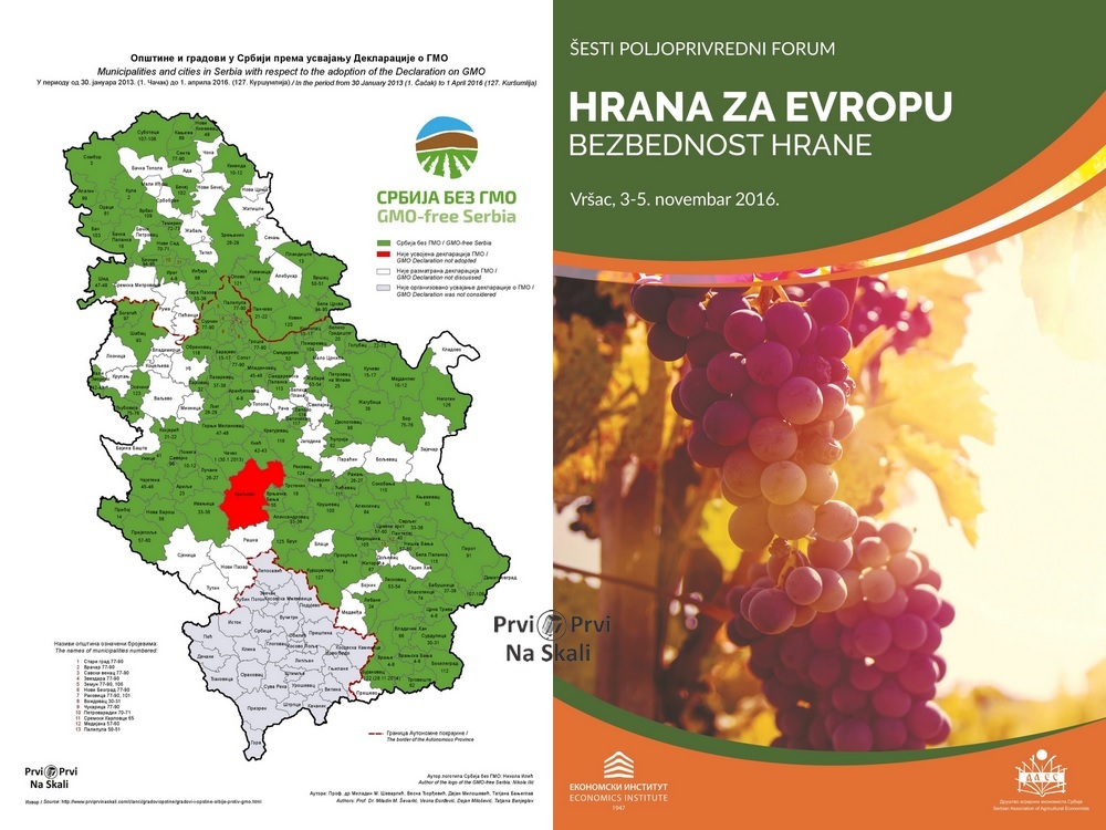 ’’Srbija bez GMO’’ na forumu ’’Hrana za Evropu’’