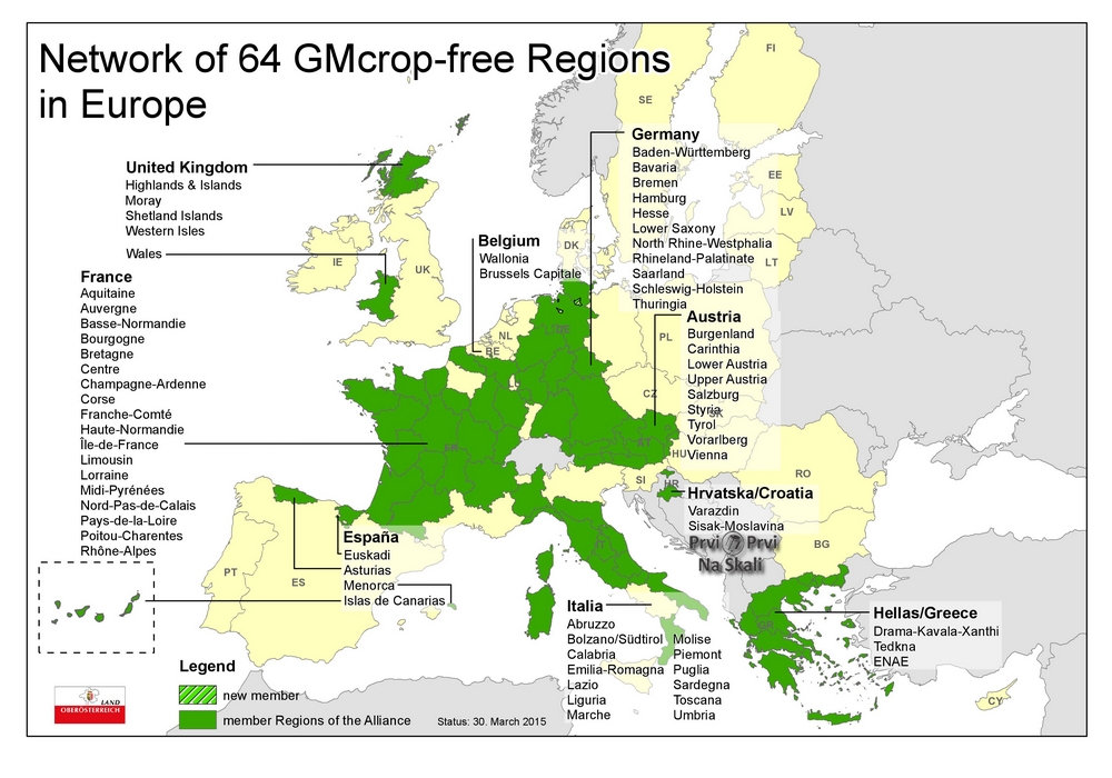 EU dopušta formiranje Zona slobodnih od GMO