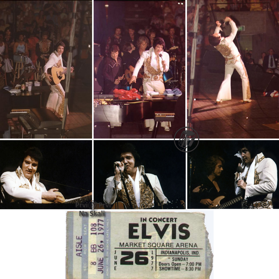 Elvis - Last Concert (Market Square Arena, Indianapolis, Indiana), 26. 6. 1977.
