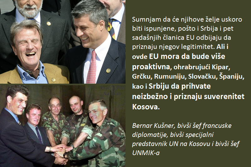 Kušner: EU da ohrabri Srbiju da prizna Kosovo