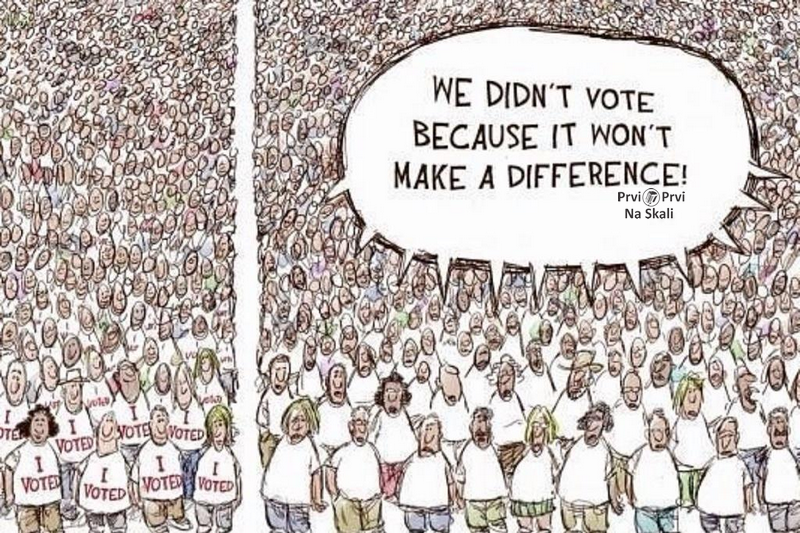 We didn’t vote because it won’t make a difference