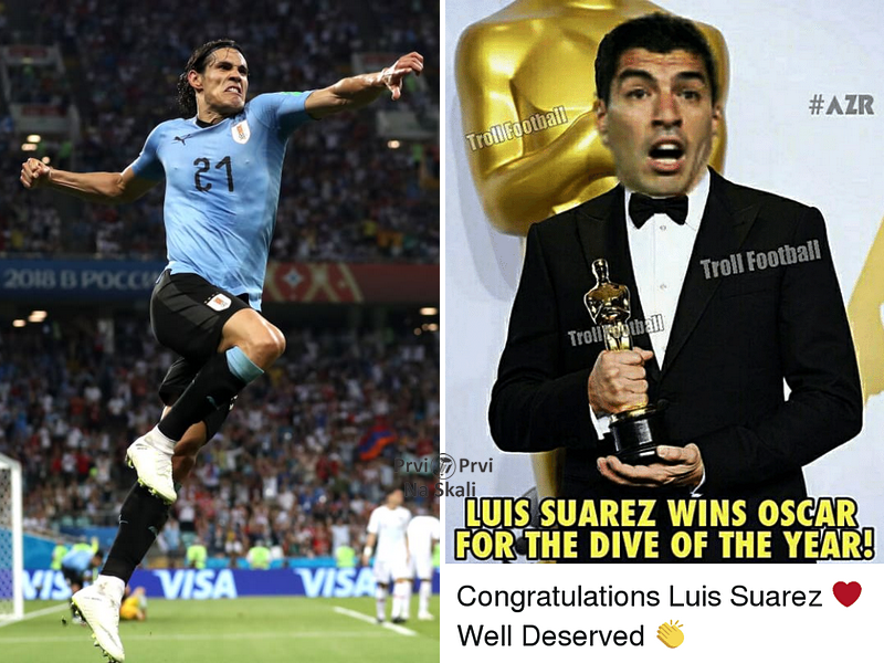 Urugvaju četvrtfinale, Suarezu Oskar