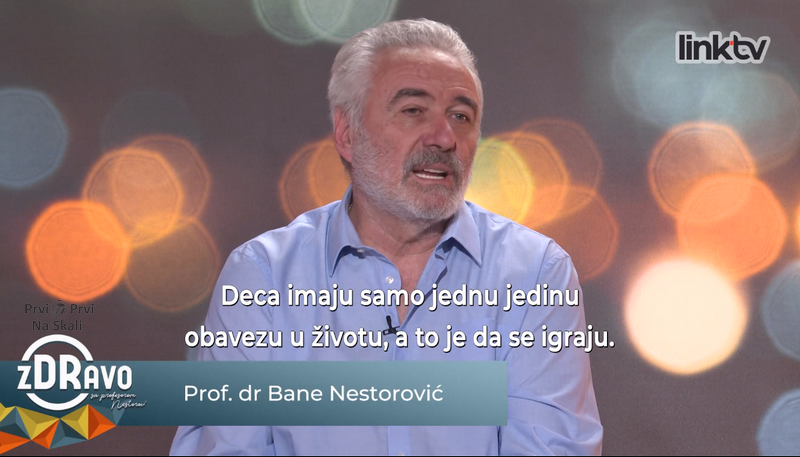 Prof. Nestorović: Deca imaju jednu jedinu obavezu u životu - da se igraju