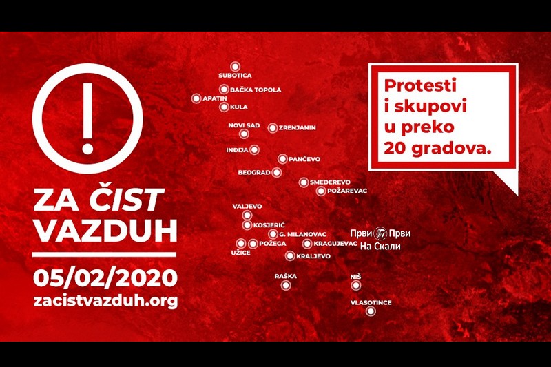 Za čistiji vazduh - Kragujevac, 5. 2. 2020.