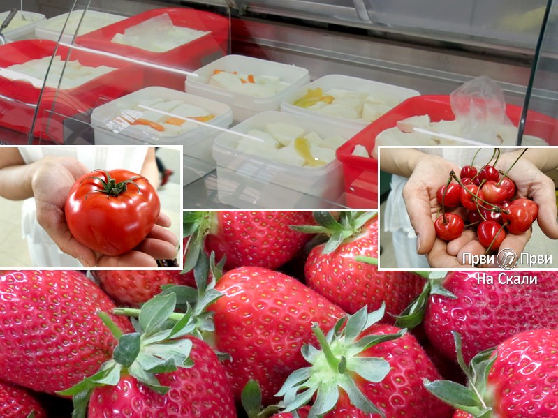 Zabranjena prodaja jednog broja mlečnih proizvoda; zdravstveno bezbedne jagode, trešnje i paradajz